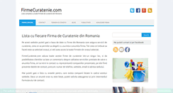 Desktop Screenshot of firmecuratenie.com